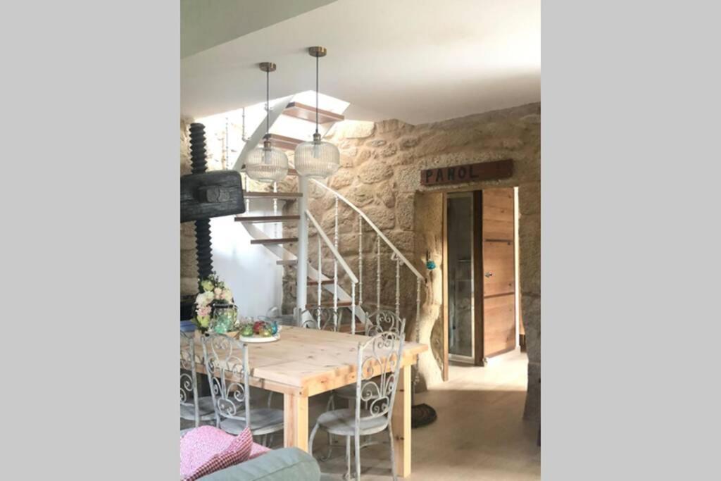Villa Abad, finca rústica con casa y piscina Marín Exterior foto